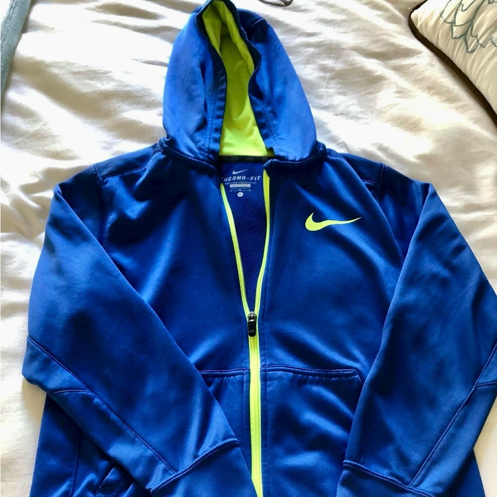 💰💰 2/$14 Boys Nike zip up hoodie jacket  Sz L
